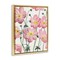 Stupell Industries Sidewalk Anemones in Pink Floating Frame By Grace Popp